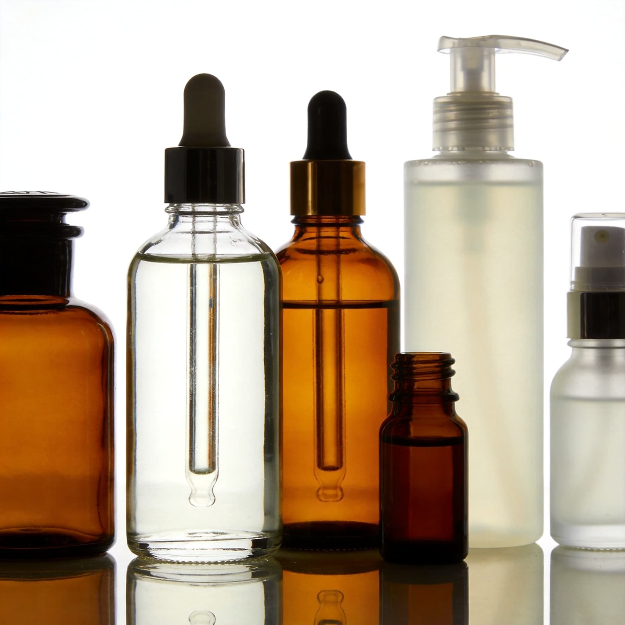 Glass Bottles — Custom Cosmetic Packaging